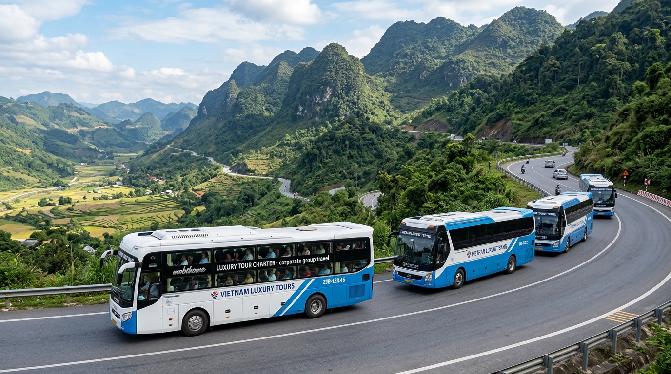 Dịch Vụ Cho Thuê Xe Hợp Đồng Du Lịch, Đưa Đón Cán Bộ Công Nhân Viên 4 - 45 Chỗ Giá Ưu Đãi